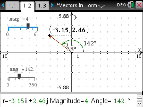Vectors in Component Form