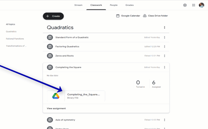 Shows how to share a file from the nspireconnect.ti.com web app